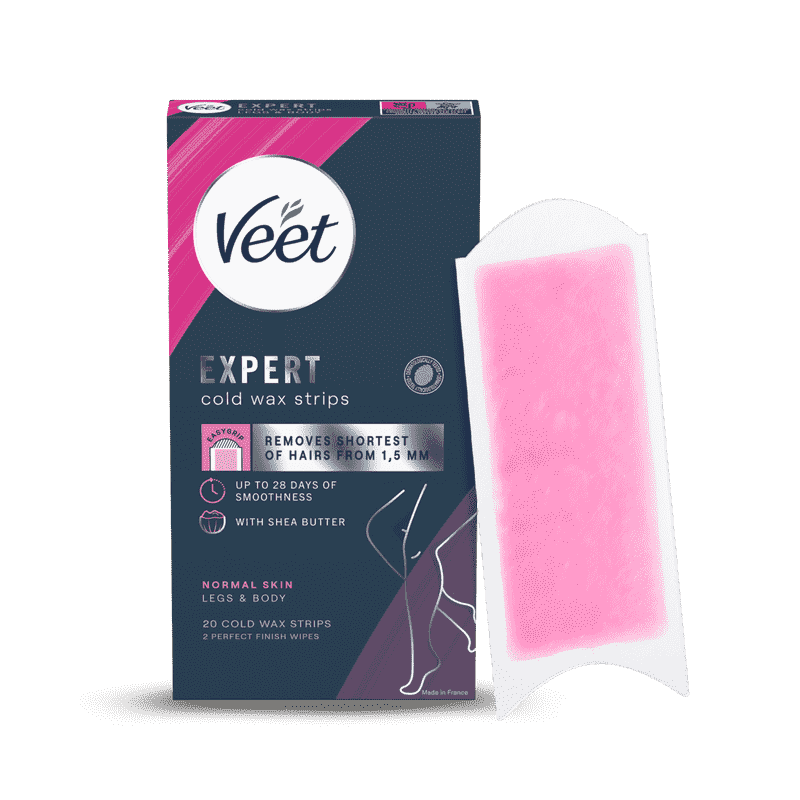 Veet Expert Wax Strips Ben & Kropp Normal Hud 20 st