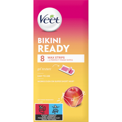 Veet Wax Strips Bikini Underarm 8 stk